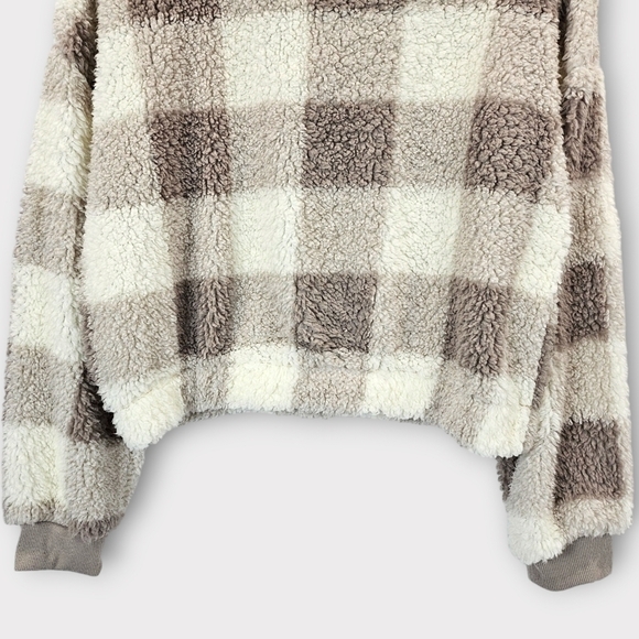 Hippie Rose Sherpa Quarter-Zip Long-Sleeve Top - Picture 7 of 15